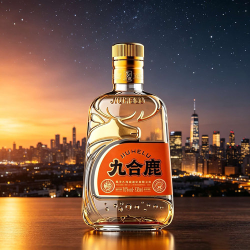 九合鹿便携玻璃瓶宴会露酒