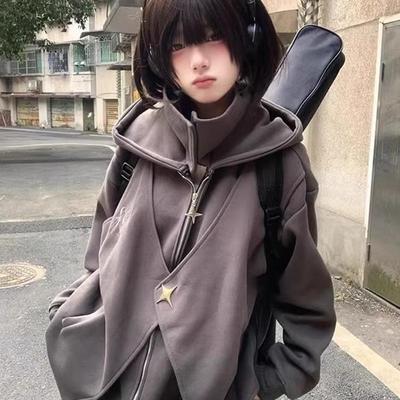 秋冬美式重磅硬挺机能风重工外套