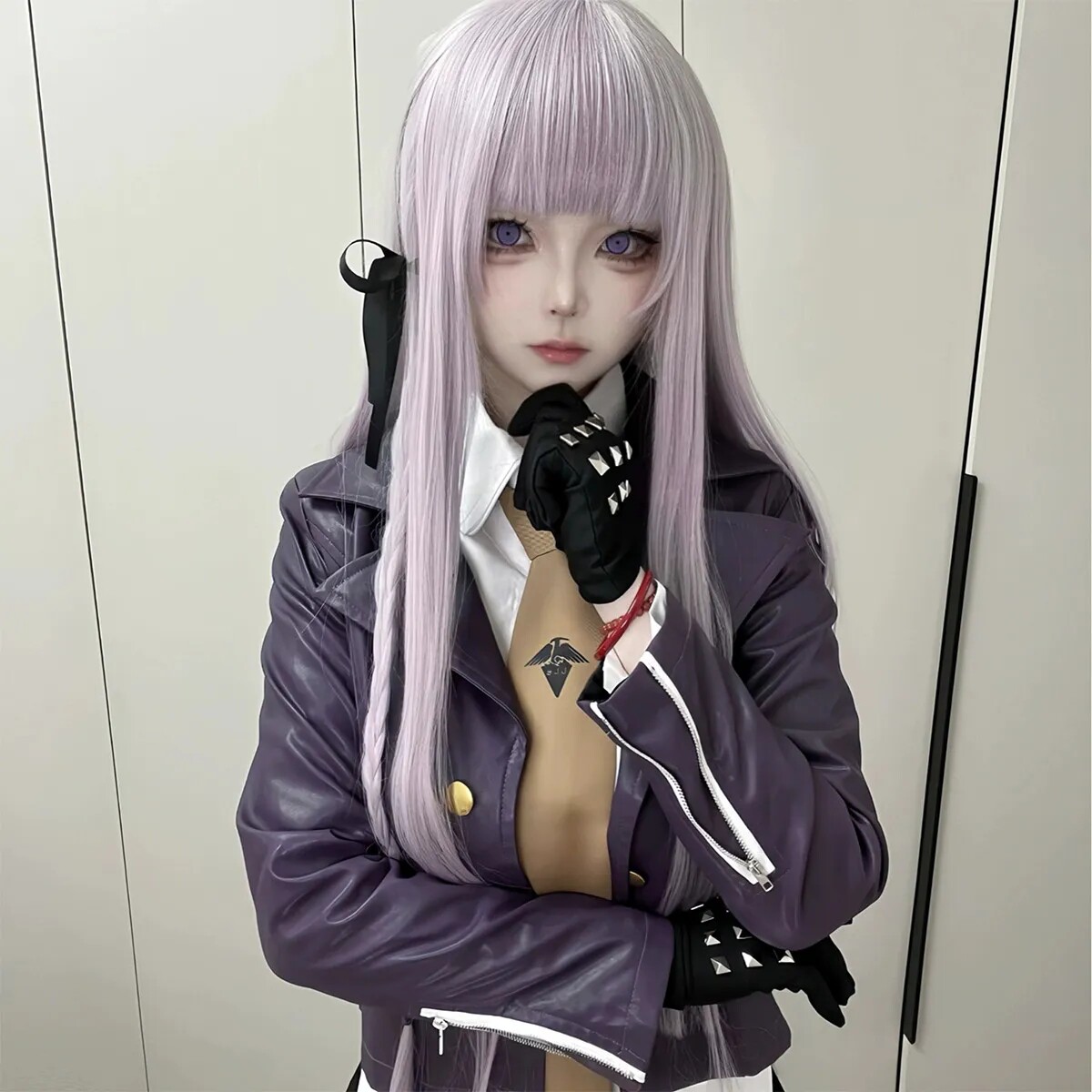 现货弹丸论破雾切响子cos服套装