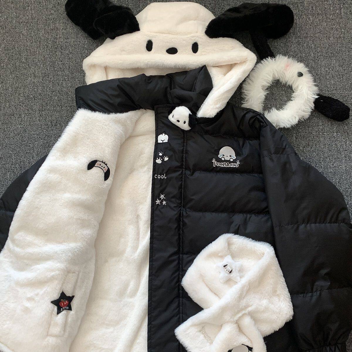 秋冬加厚双面穿羊羔毛棉服