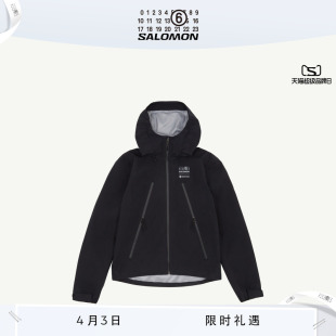 限量补货 MM6 上衣 SALOMON联名Logo休闲保暖防寒连帽外套开衫