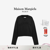 Maison Margiela马吉拉Logo刺绣棉质圆领长袖 卫衣上衣