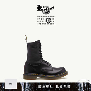 MM6 Dr.Martens联名数字Logo纯色马丁靴短靴子男女款 限量补货