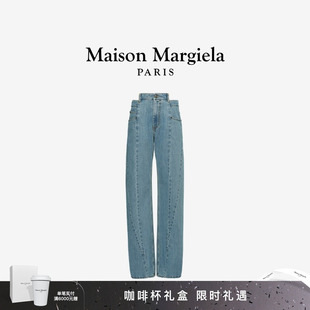 子 牛仔长裤 Maison Margiela马吉拉凸腰解构阔腿弯刀裤