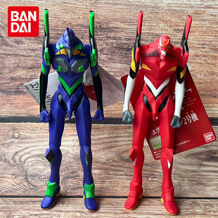 万代正版eva新世纪福音战士初号机2号机可动软胶人偶模型手办玩具