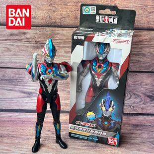 BANDAI万代正版 银河维克特利奥特曼发光关节可动人偶男孩玩具礼物