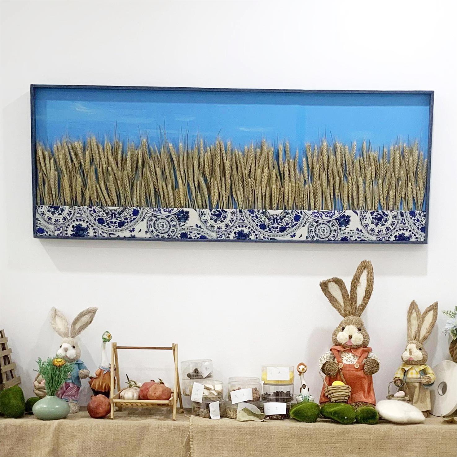 幼儿园环创材料家乡田野主题墙成品植物角墙面手工装饰挂画可定制图片