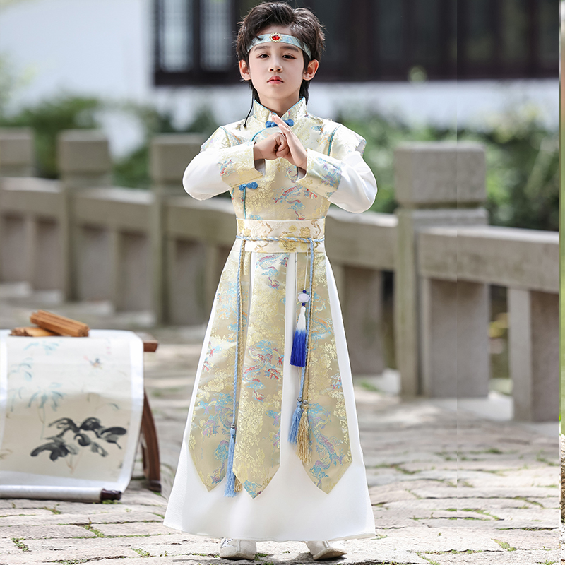 新款儿童古装汉服演出服