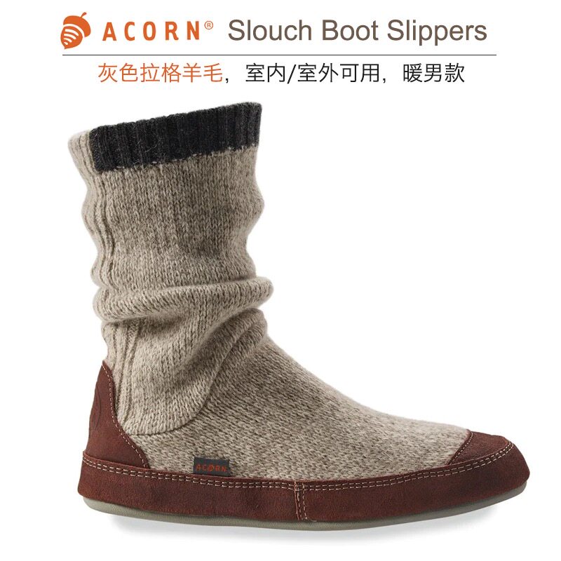 acorn鞋毛茸茸acorn靴时装靴
