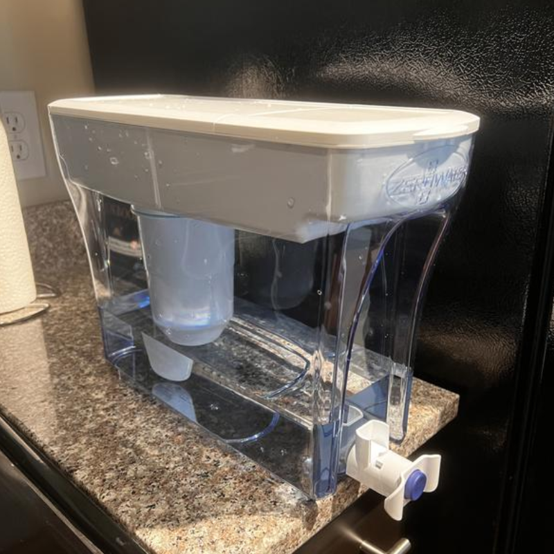 ZeroWater 23杯即饮式5级滤水壶0 TDS 改善自来水口感 IAPMO认证