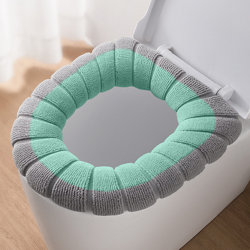 秋冬马桶垫加厚马桶坐垫保暖通用坐便套马桶套坐便垫南瓜纹坐垫