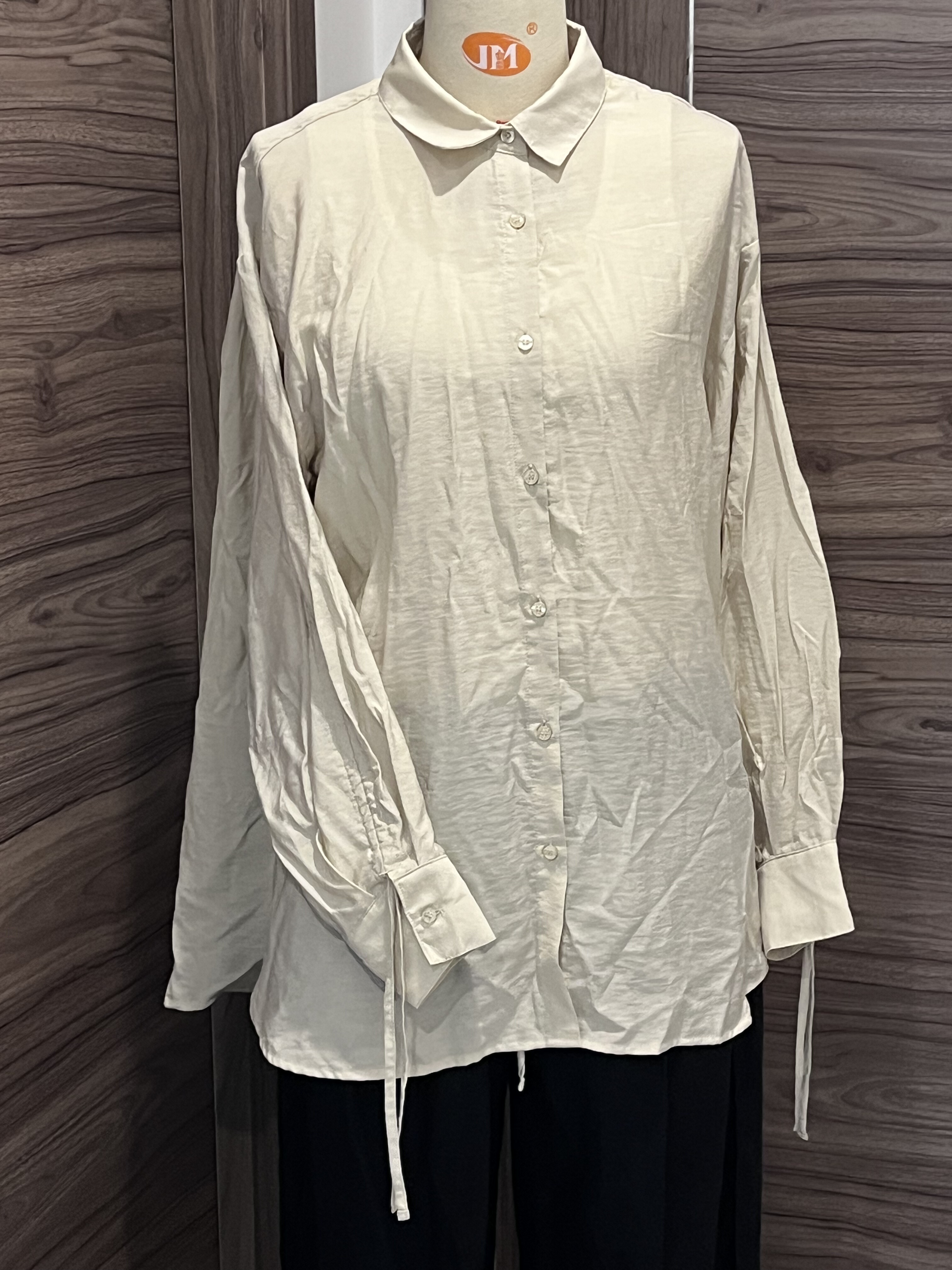 JCC studioAmerican holic原单棉麻丝滑衬衫胸围120衣长72