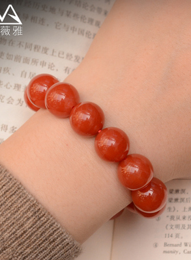 保山南红玛瑙珠宝文玩手链