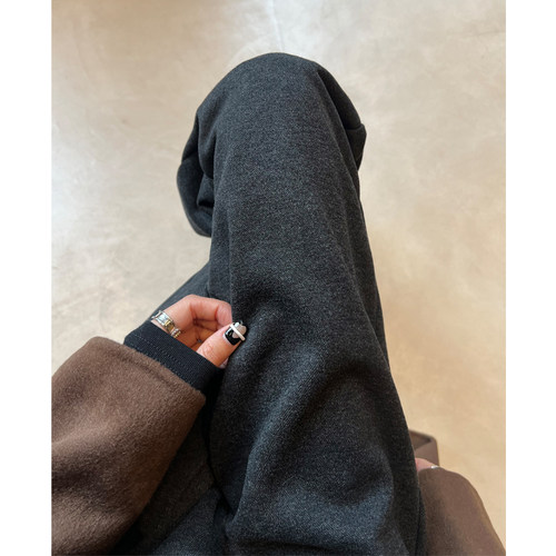 寻笙记高腰百搭弯刀直筒裤女秋冬