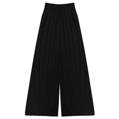 高腰韩版寻笙记黑色大阔腿裙裤子