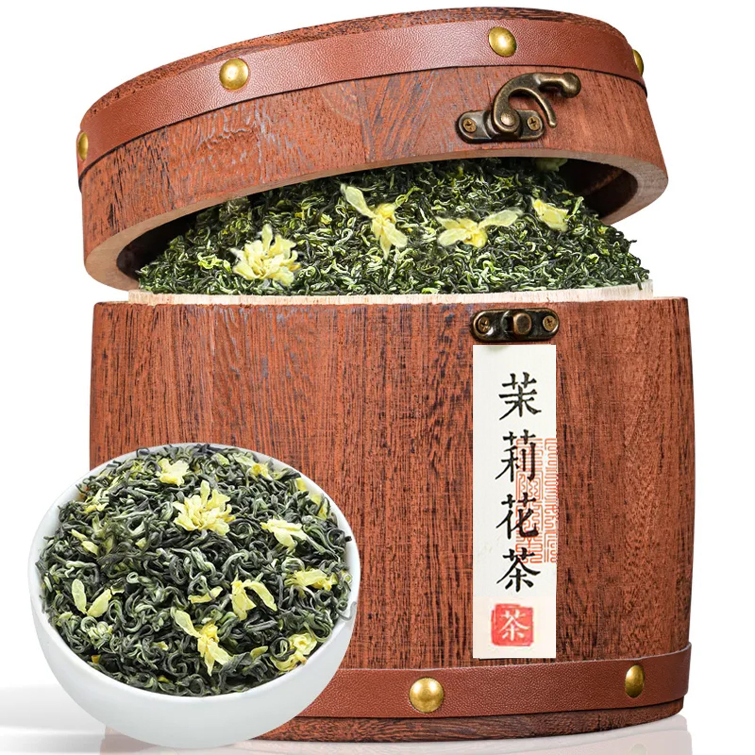 茉莉花茶龙珠2025新茶浓香型特级川派茉莉飘雪毛尖茶叶礼盒装500g,茶,茉莉花茶,淘宝优惠券,粉丝福利购,淘宝优惠卷