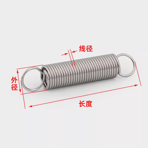 不锈钢SUS304,631,316,201,302弹簧耐高温17-7H拉簧无磁130M弹簧