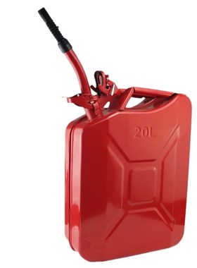 红色加仑桶 jerrycans 加厚金属桶铁油桶 20L美式汽油桶