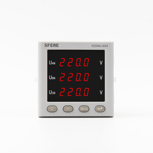 江苏斯菲尔电气sfere PZ194U-9X4智能数显三相交流电压表