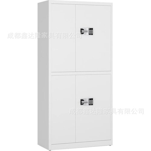 现代简约钢制办公室文件柜铁皮财务资料档案储物柜密码保密收纳柜