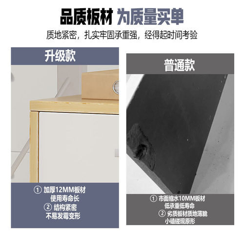 文件柜家用储物柜桌下矮柜档案柜落地办公室带锁收纳现代简约