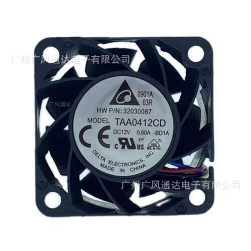 THA0412CD全新 台达 4020 12V 0.6A 4CM PWM调速风扇TAA0412CD