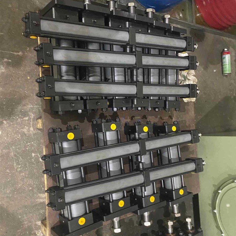 源头非标设计收卷机 分条机扎机冲孔机用的焊接拉杆液压油缸