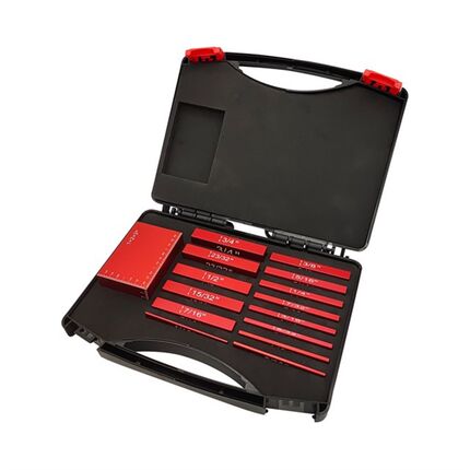 木工量块15件套可调节高度尺规台锯测垫块Saw Setup Blocks guage