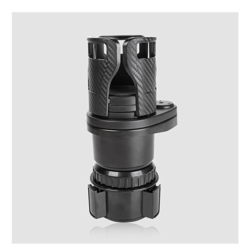 汽车水杯架yac多功能一分二车载茶杯座支架饮料架杯托固定器车内