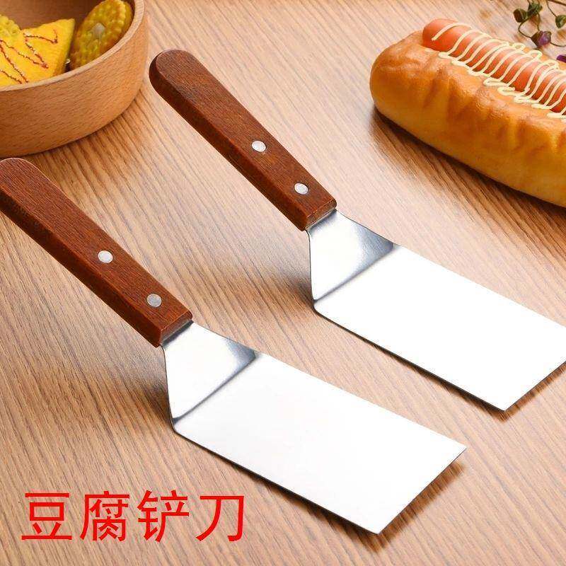 豆腐铲刀不锈钢豆腐刀长柄铲刀切块刀豆制品厂专用切豆腐工具商用