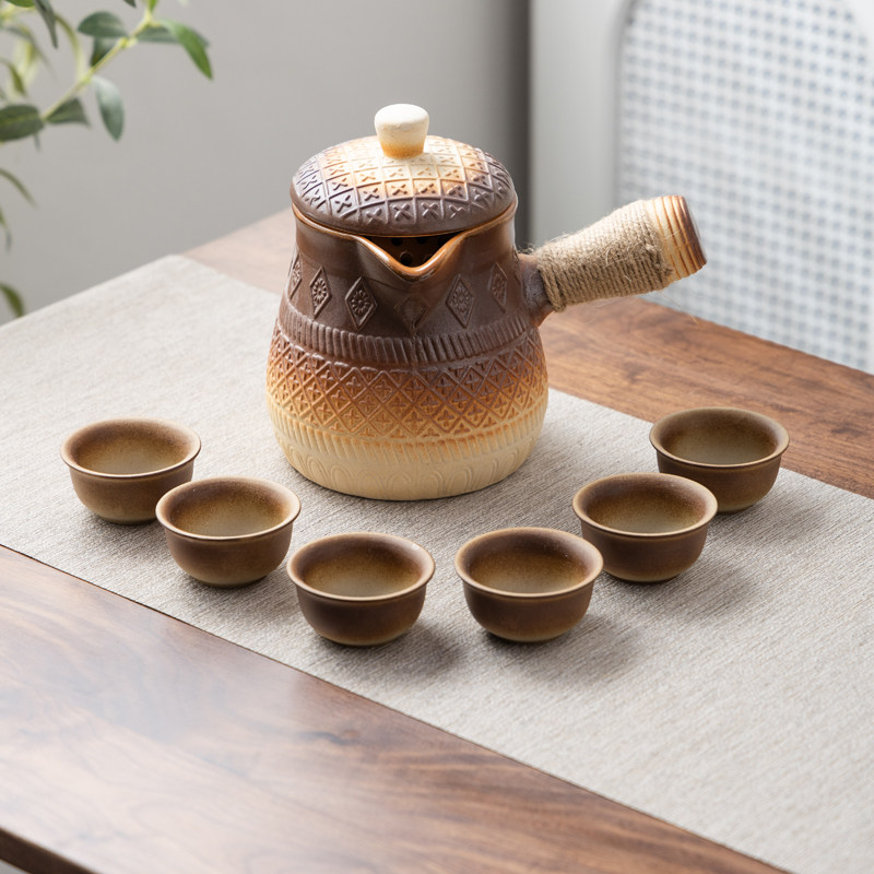 罐罐壶围炉煮茶煮茶罐茶壶耐高温专用烤奶罐陶瓷可明火干烧大容量