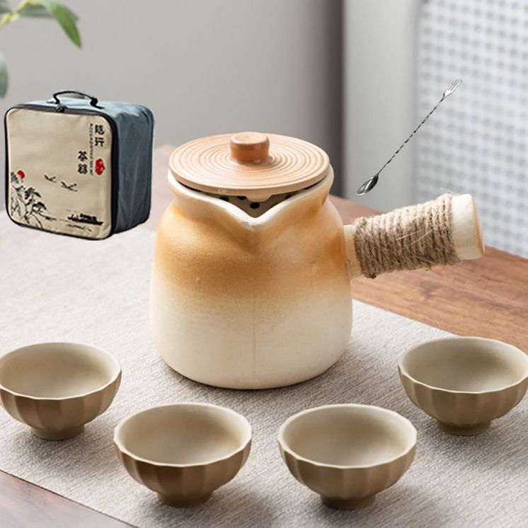 罐罐壶围炉煮茶陶瓷户外便携包可明火干烧烤奶罐煮茶壶炒茶大容量
