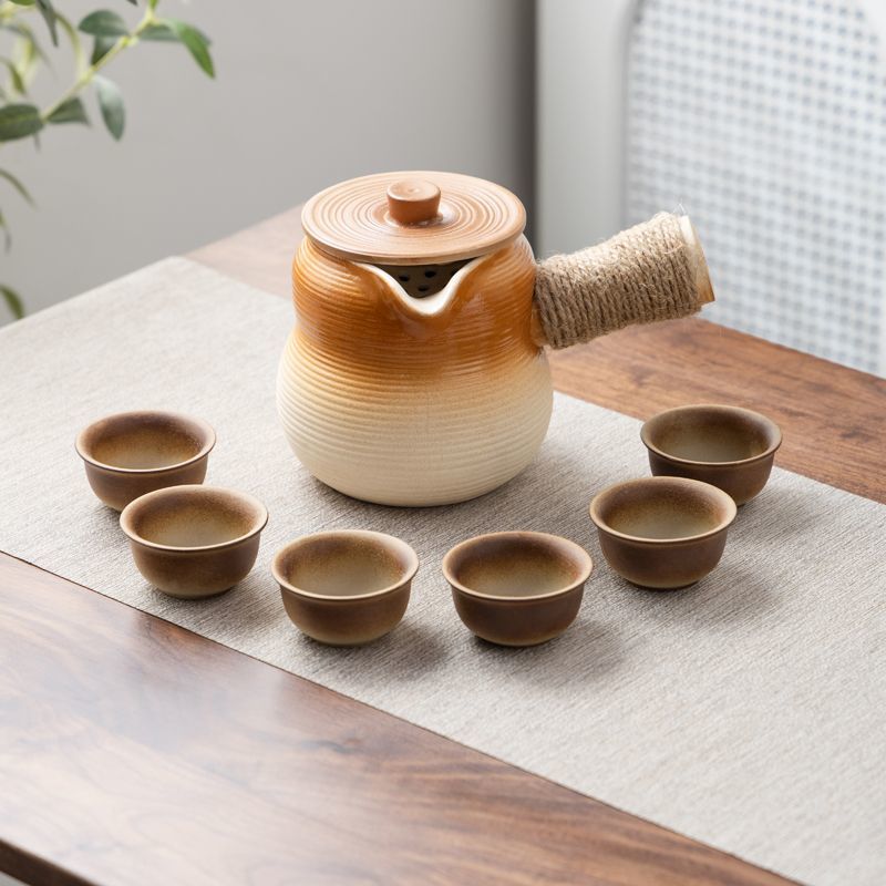 罐罐壶可明火干烧大容量烤奶罐煮茶壶陶瓷围炉煮茶户外便携包炒茶