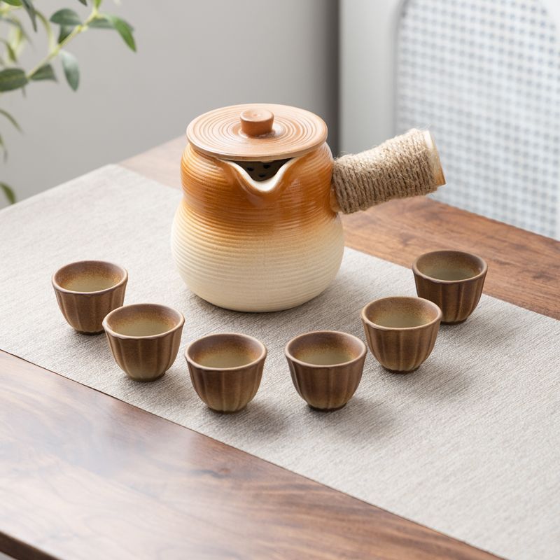 罐罐壶可明火干烧烤奶罐煮茶壶陶瓷户外围炉煮茶便携包炒茶大容量