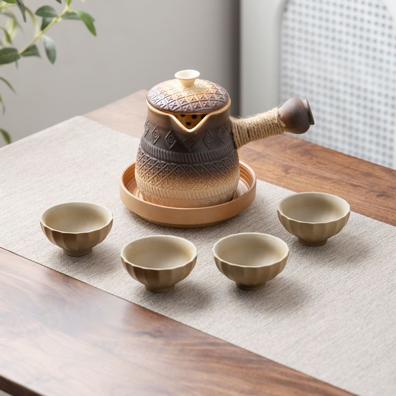 罐罐壶可明火干烧烤奶罐煮茶壶陶瓷户外围炉煮茶便携包炒茶大容量