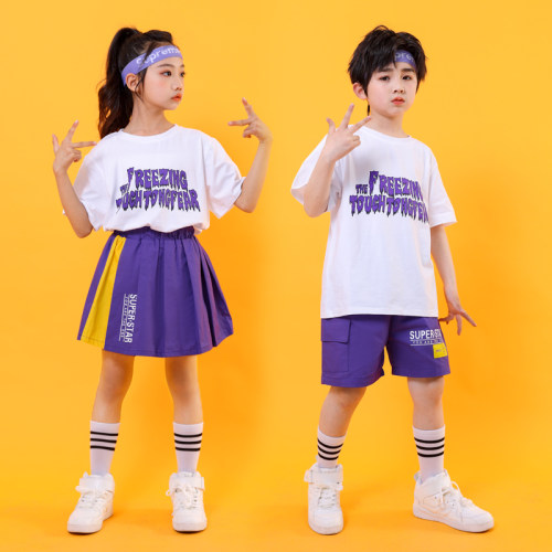 六一儿童演出服男女童爵士舞啦啦操表演中小学生运动会啦啦队服装