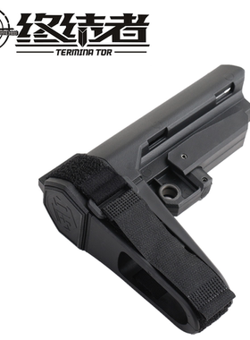 PMC复刻SBA3nerf软弹水晶弹模型HK416终结者改件尼龙后托