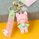 Jinnew樱花小狐仙少女粉可爱呆萌钥匙扣书包小挂件同学礼品ins女