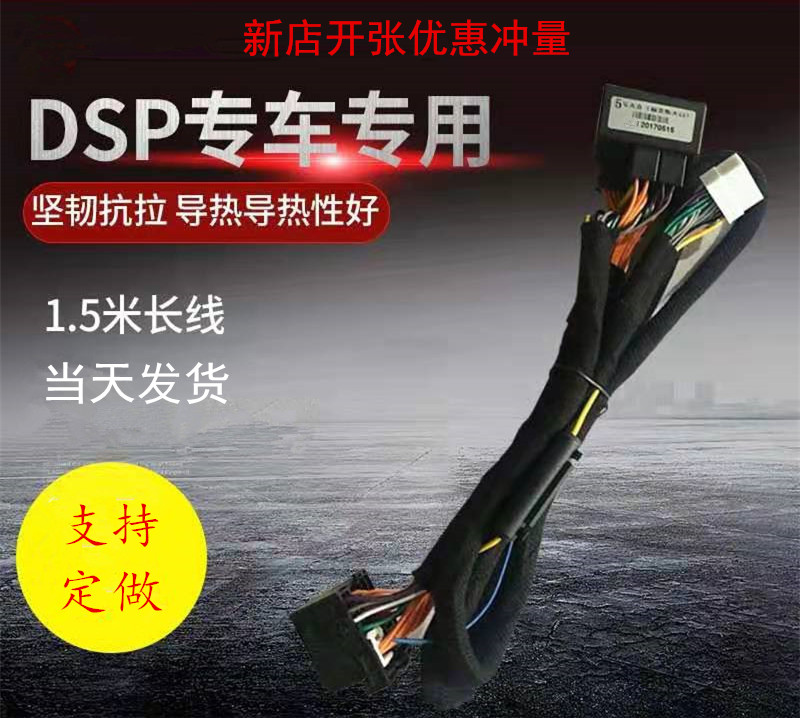 dsp功放专车专用无损安装尾线