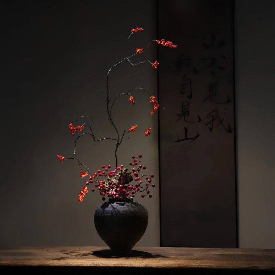 禅意新中式花瓶树脂摆件宋代美学民宿家居玄关桌别墅侘寂高级装饰,家居饰品,花瓶,淘宝优惠券,粉丝福利购,淘宝优惠卷