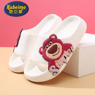 儿童拖鞋女童2026新款防滑软底中大童宝宝室内家居外穿女孩草莓熊
