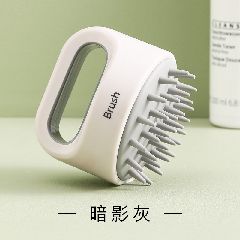 Bàn chải dầu gội đầu silicone bàn chải massage dụng cụ thần thánh dầu gội đầu người lớn lược chải tóc dầu gội đầu bàn chải đầu dụng cụ xoa đầu da đầu nam nữ