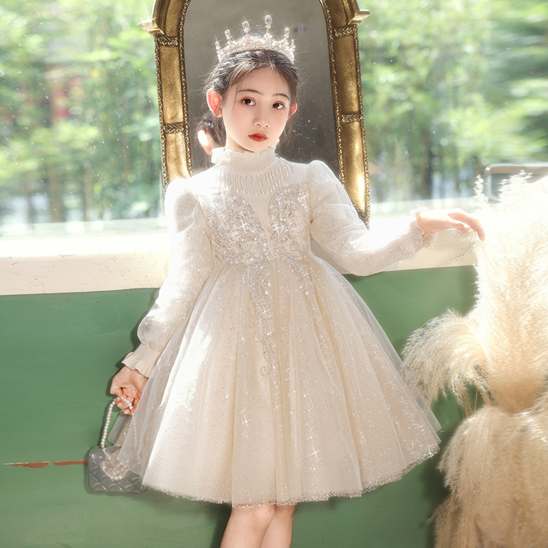 女童礼服花童婚礼小女孩钢琴演出服儿童高端主持人生日公主裙秋冬,童装/婴儿装/亲子装,儿童礼服,淘宝优惠券,粉丝福利购,淘宝优惠卷