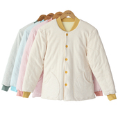 外套秋冬季 女士纯棉花加厚保暖棉服修身 显瘦短款 居家外穿棉袄棉衣