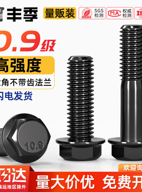 10.9级法兰面外六角螺栓GB5789汽车汽配用螺丝MM6M8M10M12M14-M20