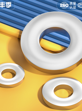 重型垫圈304/316不锈钢平垫片加厚华司介子M3M4M5M6M8-M24DIN7349