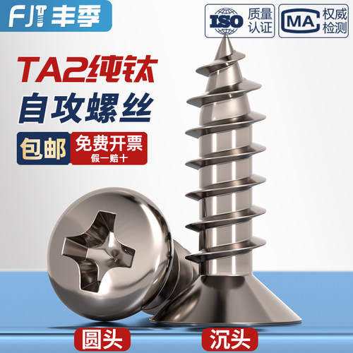 【全网热销】国标TA2纯钛自攻钉