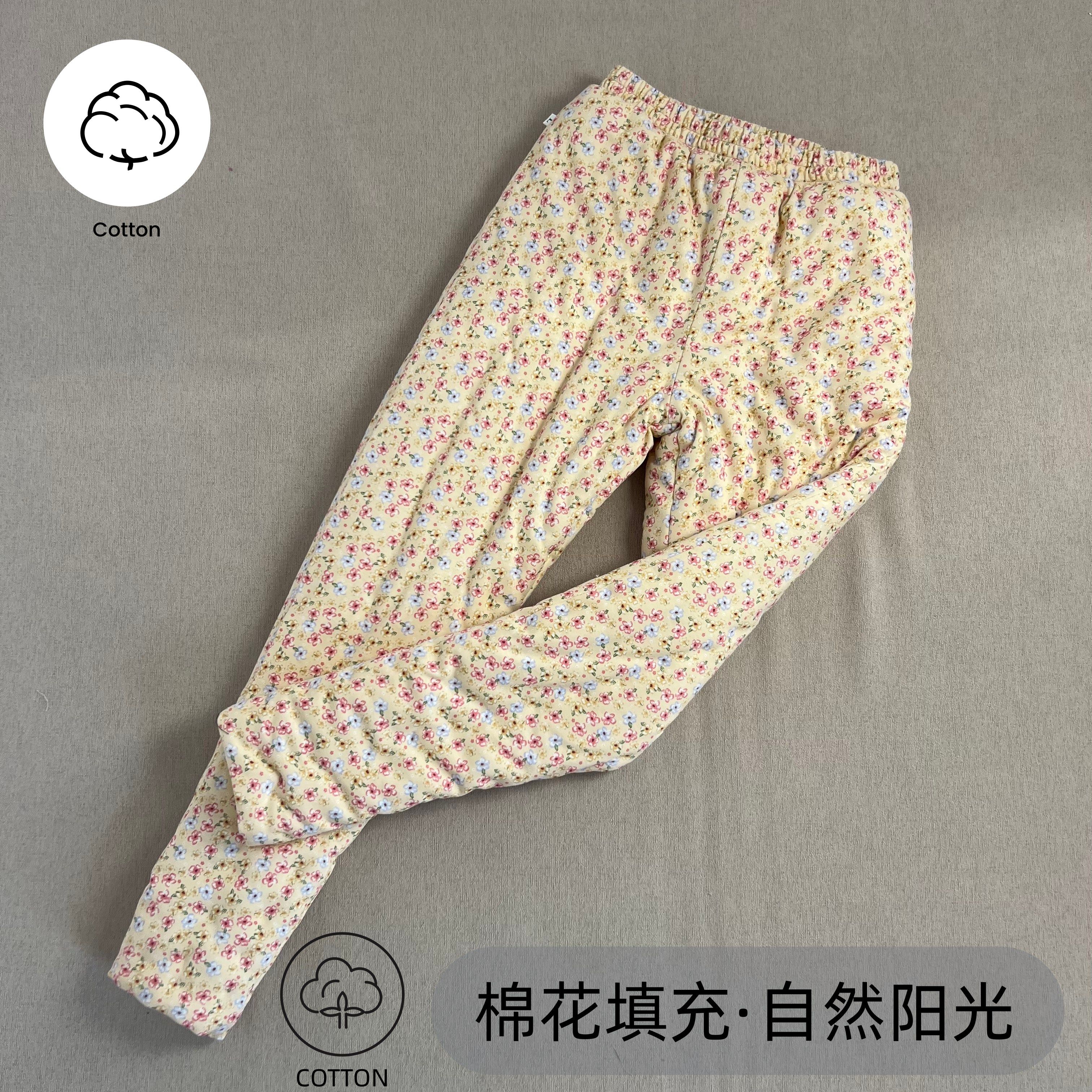 纯手工棉花棉裤女成人中医推荐棉花棉裤内胆修身居家棉服妈妈棉服