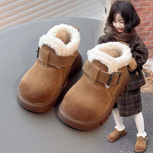 2025年冬季新款儿童保暖棉靴
