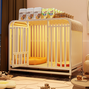 宠物狗笼子大型中型犬家用室内带厕所分离边牧金毛围栏狗狗专用笼